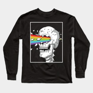 Rainbow Skull Blast Long Sleeve T-Shirt